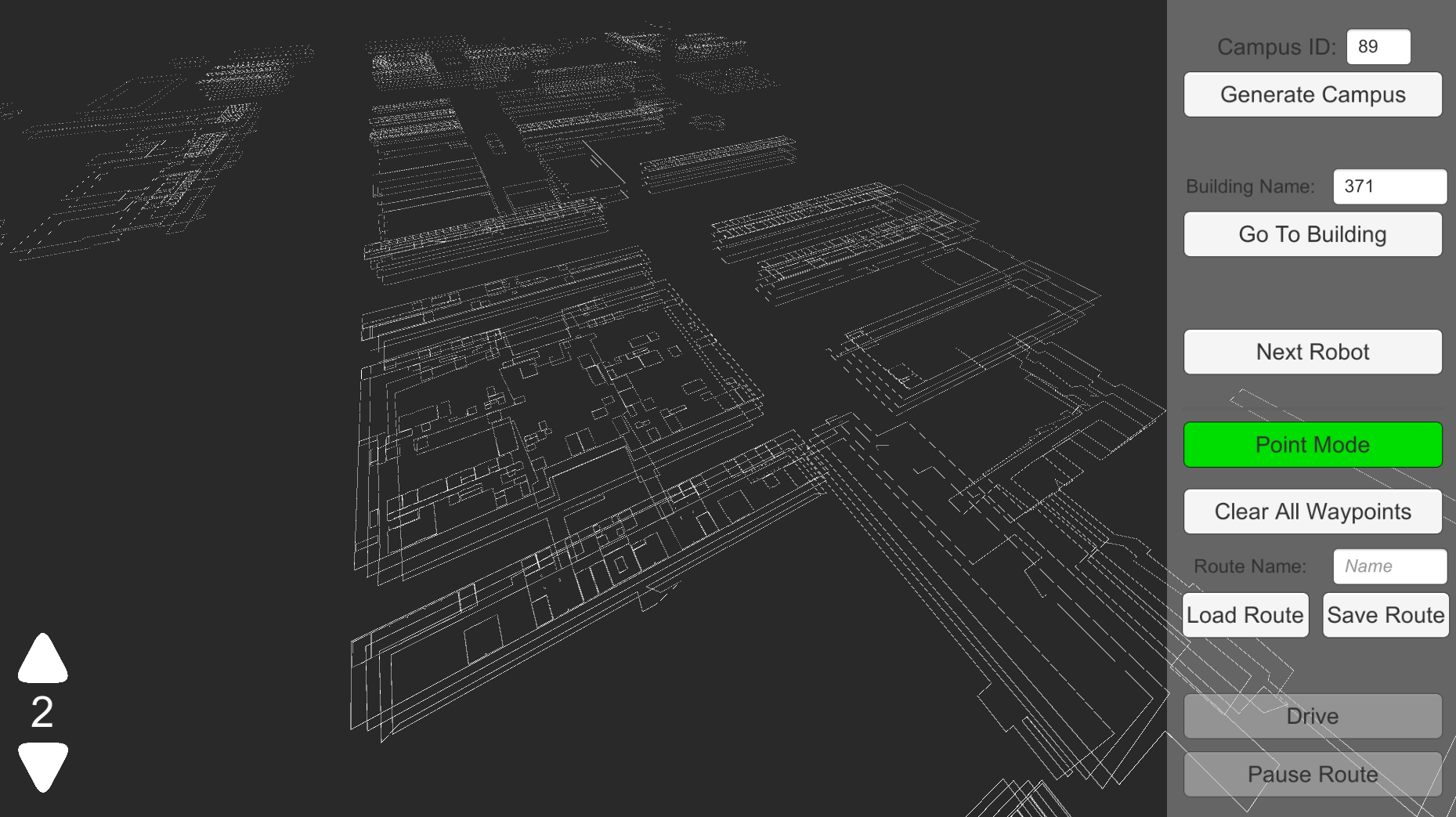 Image of DTU Lyngby campus in Unity